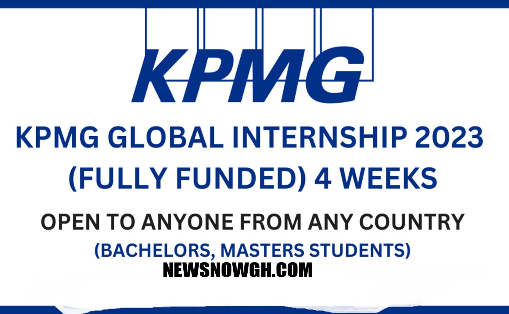 Internship with KPMG Global in the USA 2023 (Fully Funded)