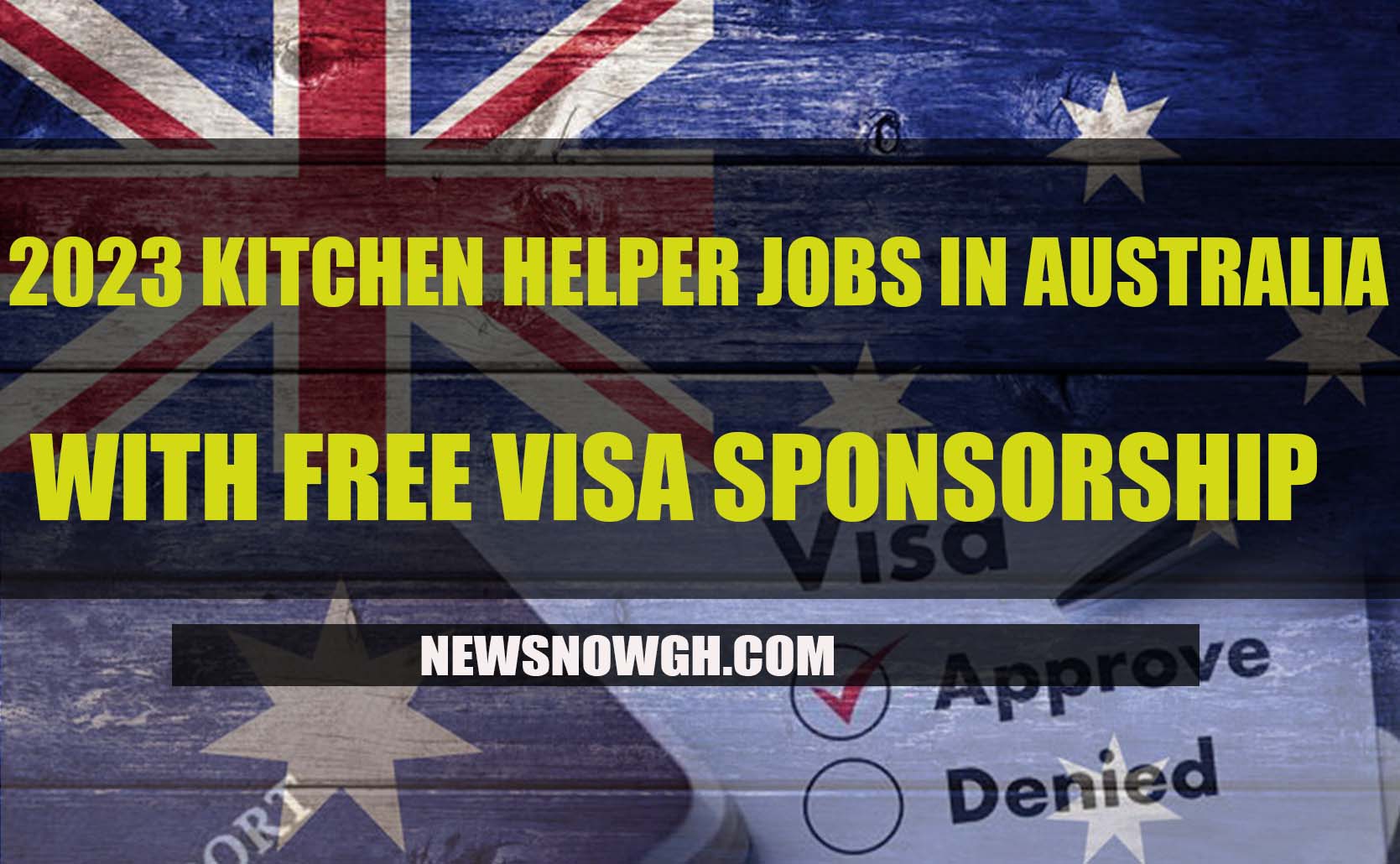 Kitchen Helper Jobs In Australia 2023  