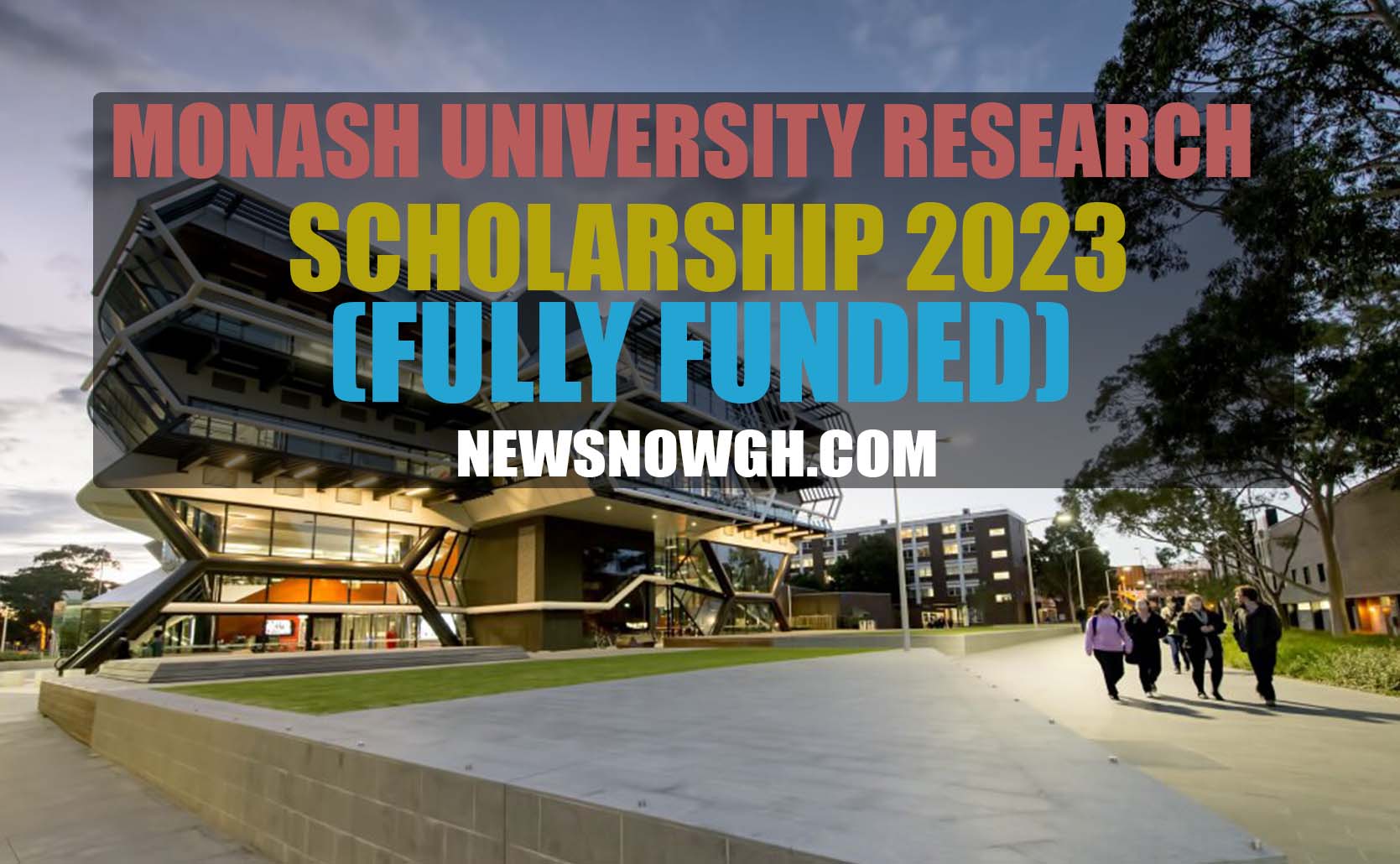 graduate research scholarship monash