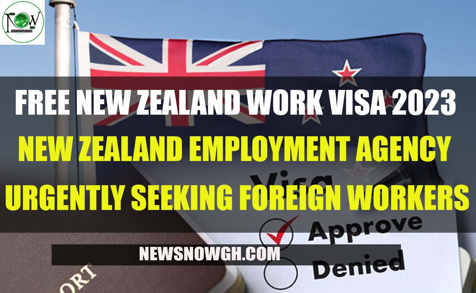 New Zealand Employment Agency Urgently Seeking Foreign Workers Free New Zealand Work Visa 2023 1614