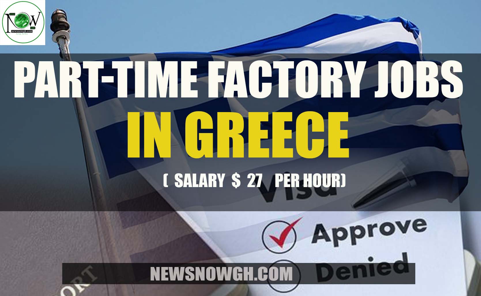 Part-Time Factory Jobs in Athens, Greece ($17 per hour)