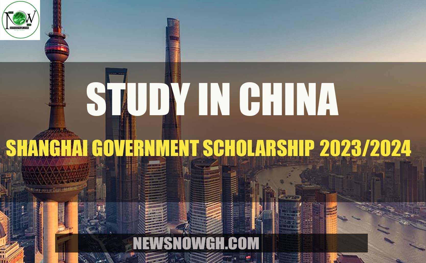 Fullfunded Shanghai Government Scholarship 2024