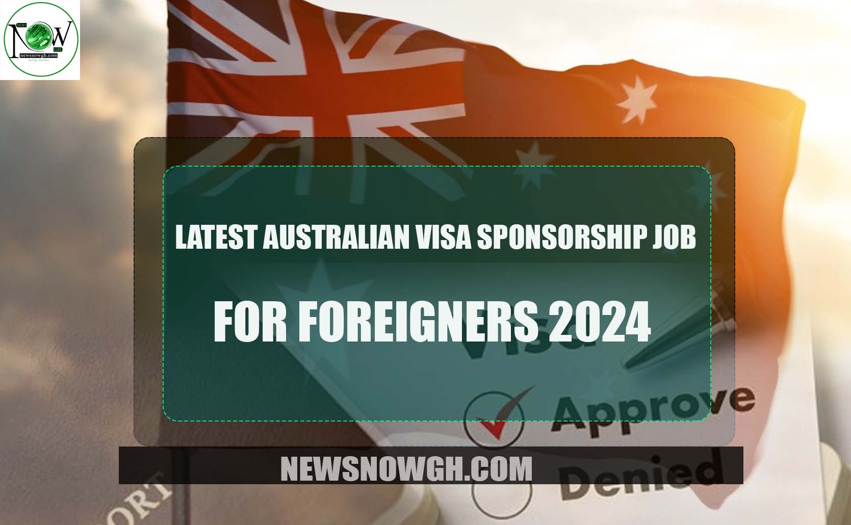 Latest Australian Visa Sponsorship Jobs for Foreigners 2024