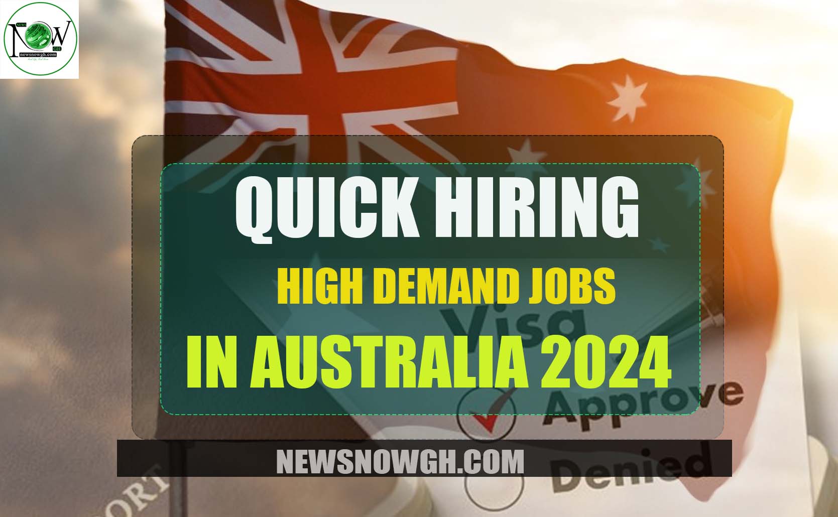 High Demand Jobs in Australia 2024 Quick Hiring