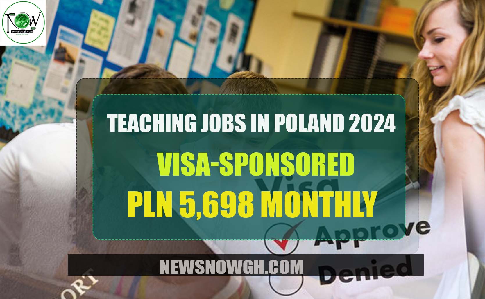 Teaching Jobs in Poland 2024 Visa Sponsored (PLN 5,698 per month)