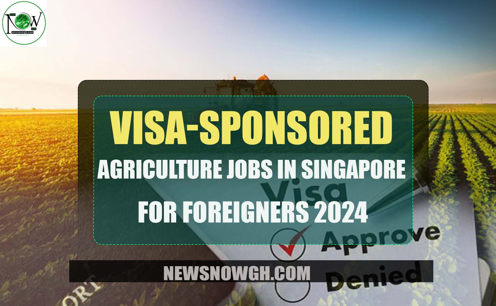 Agriculture Jobs in Singapore for Foreigners 2024 VisaSponsored