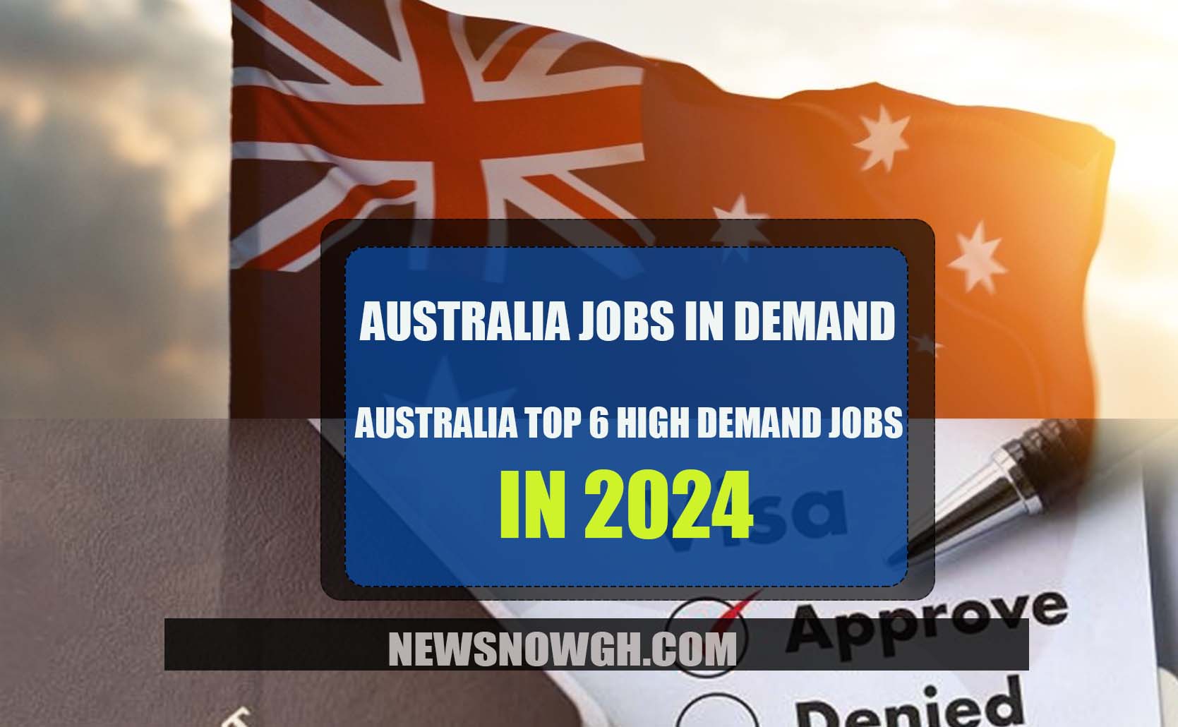 Australia Top 6 High Demand Jobs in 2024 Australia Jobs 2024