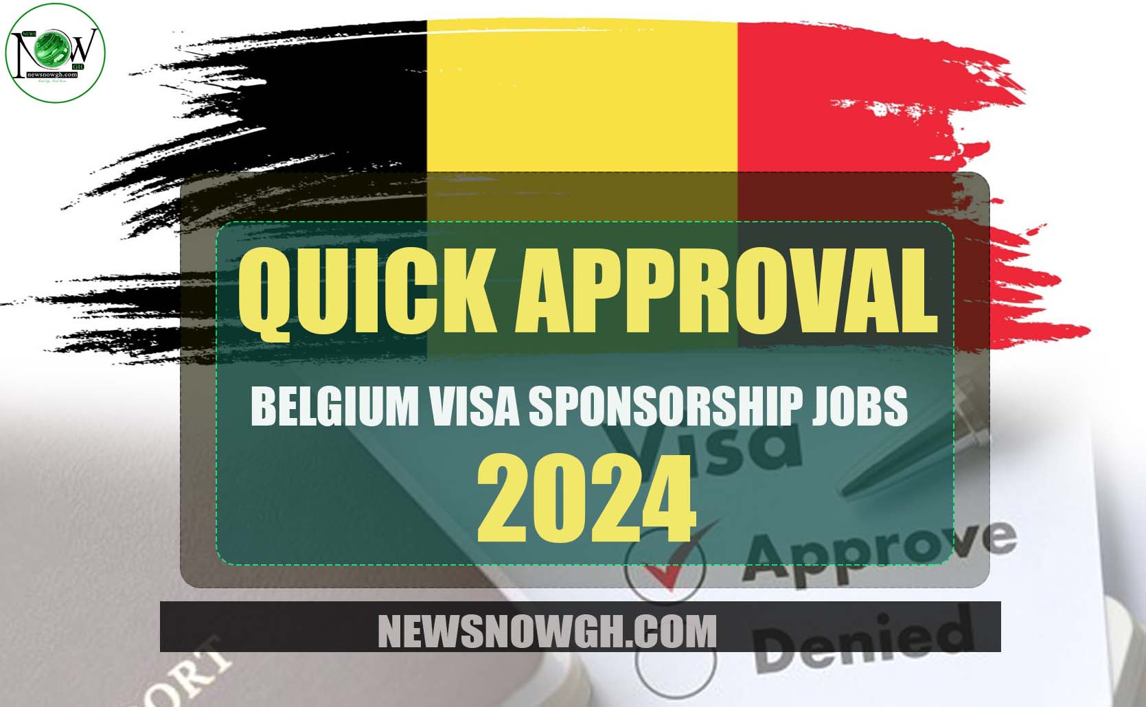 Belgium Visa Sponsorship Jobs 2024 Quick Approval Apply Now