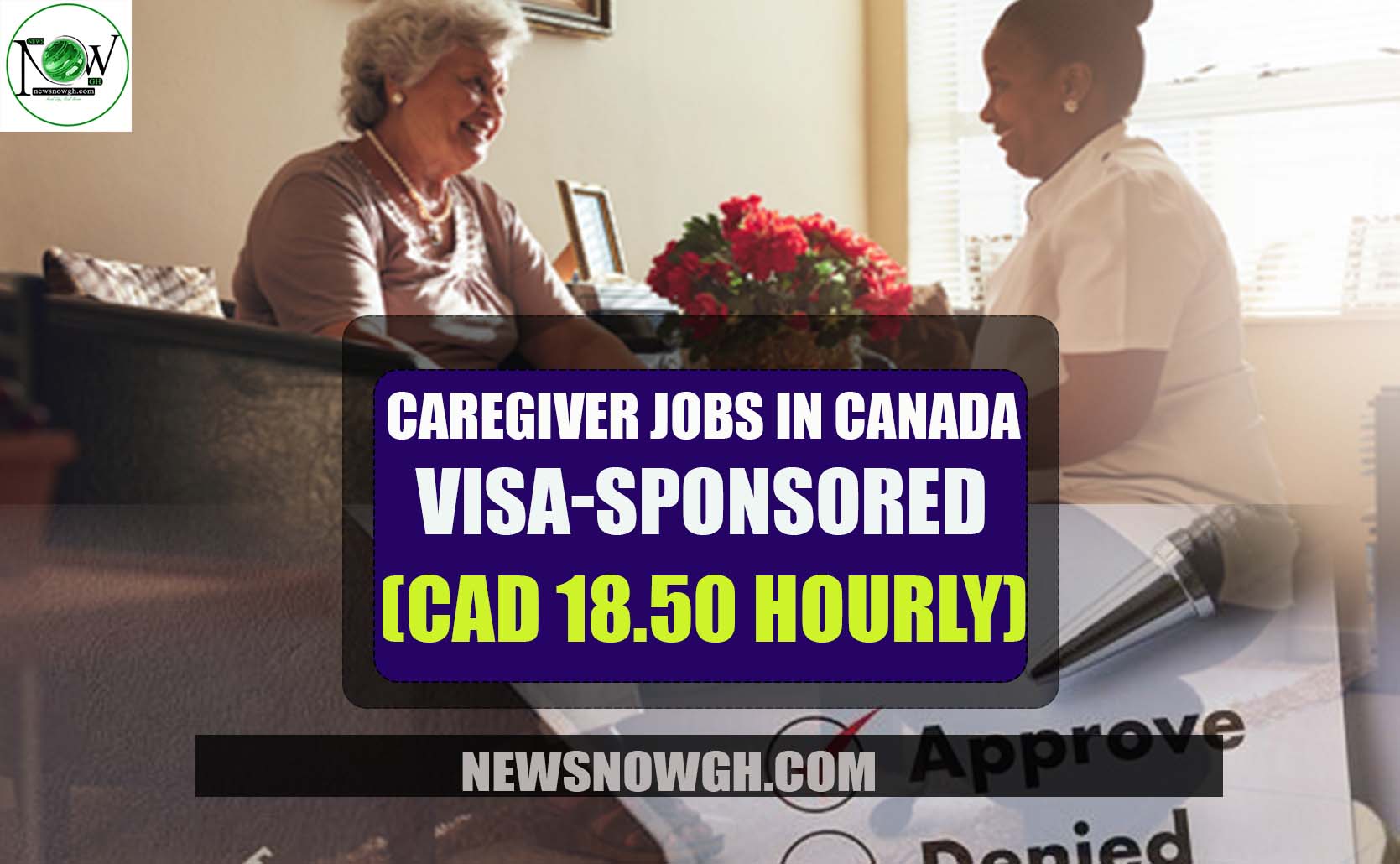 Caregiver Jobs in Canada 2024 VisaSponsored (CAD 18.50 hour)