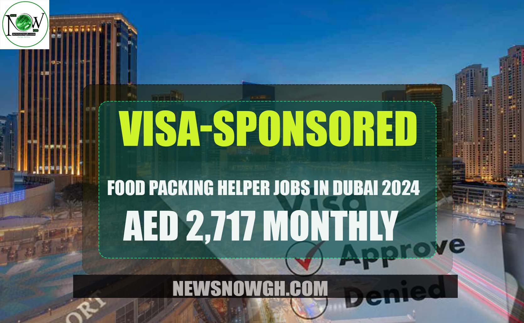 Food Packing Helper Jobs In Dubai 