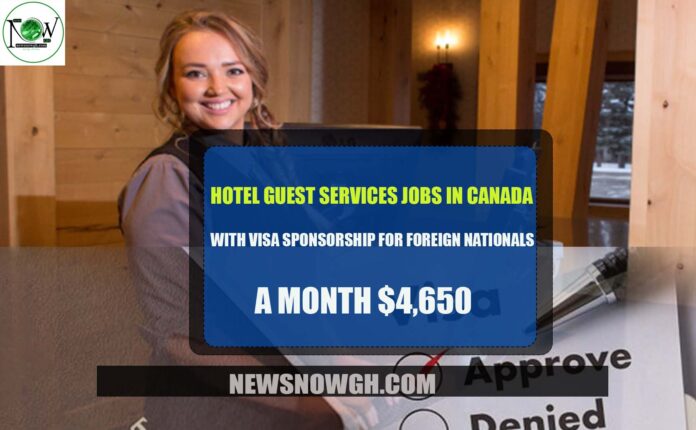Hotel Guest Services Jobs in Canada