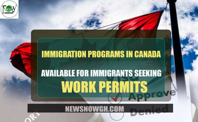 Immigration Programs in Canada
