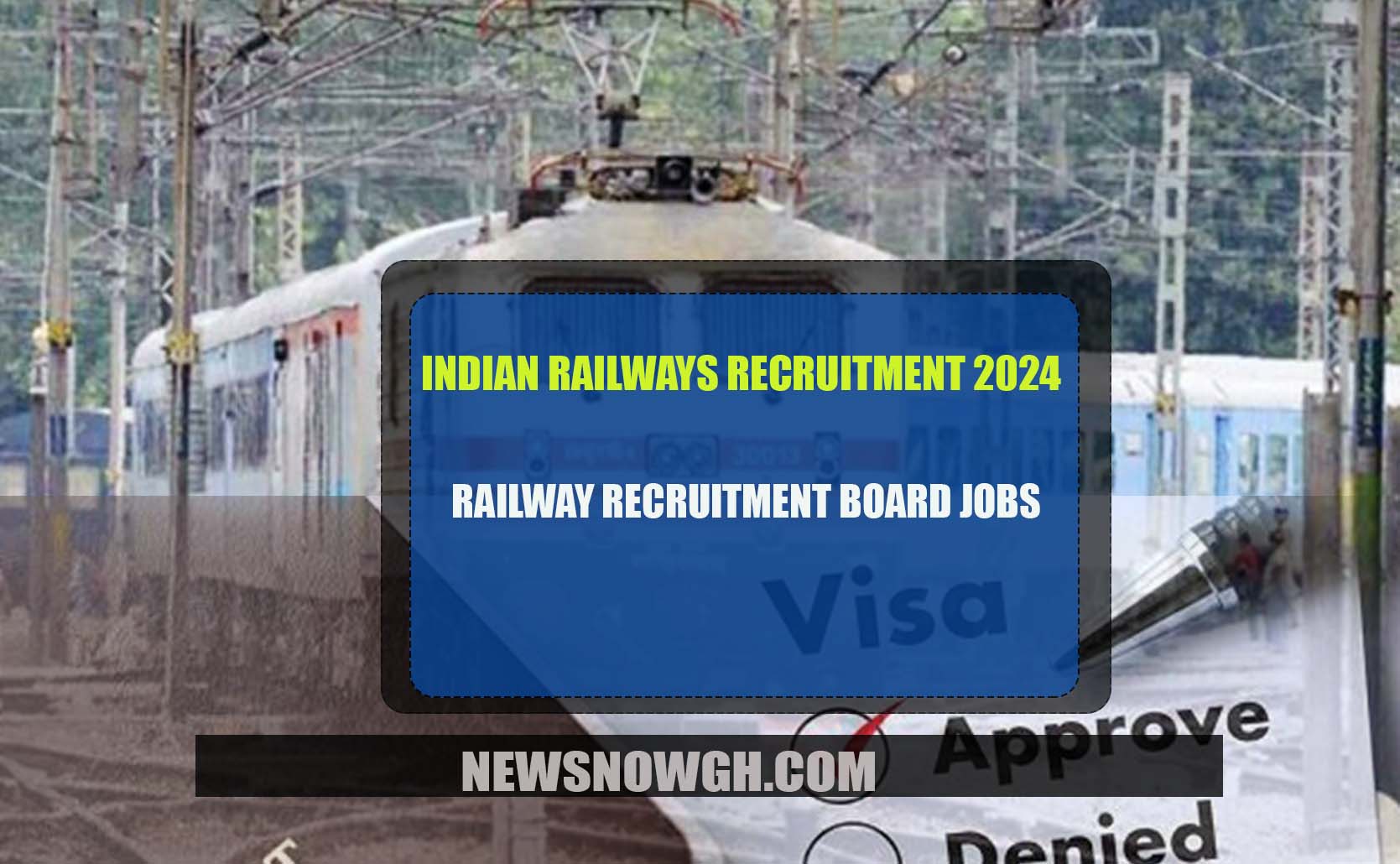 Indian Railways Recruitment 2024 Railway Recruitment Jobs