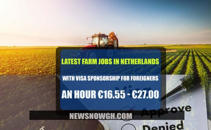 Farm Jobs in Netherlands