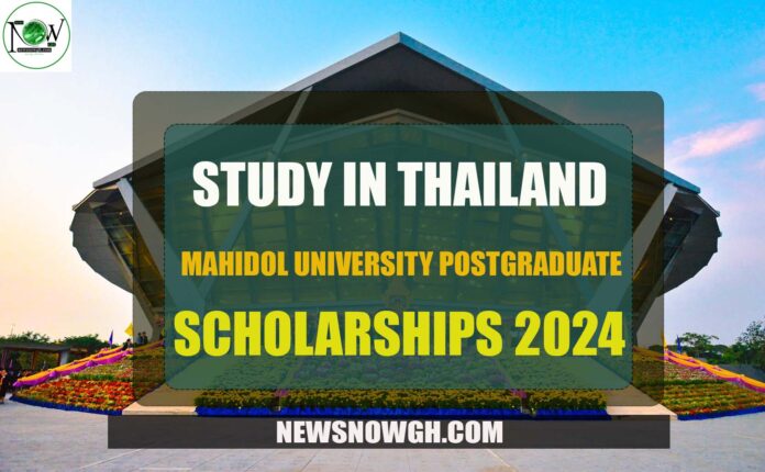 Mahidol University Scholarships