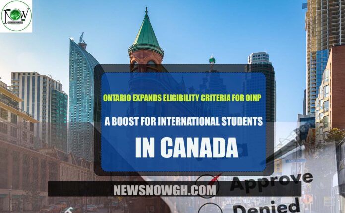 Ontario Eligibility Criteria for OINP