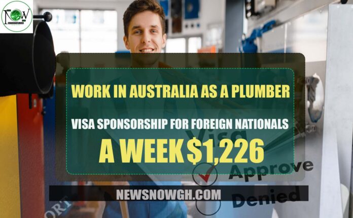 Work in Australia as a Plumber