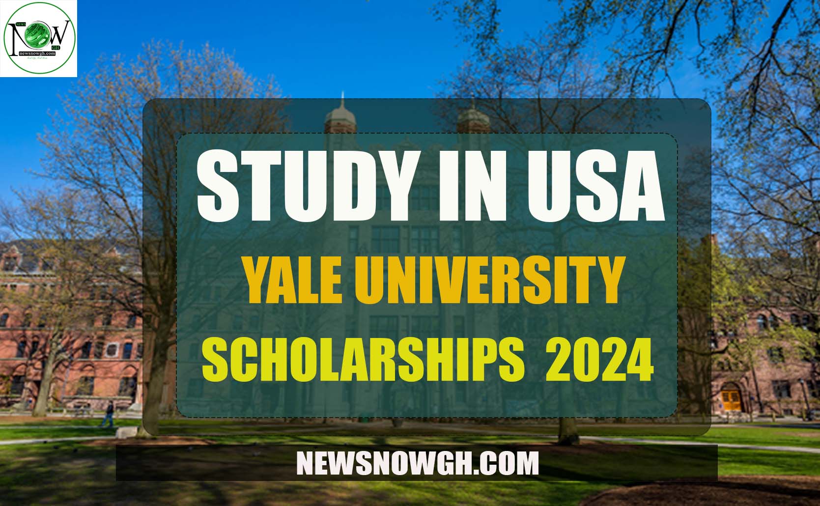 Study In USA Yale University Scholarship 2024