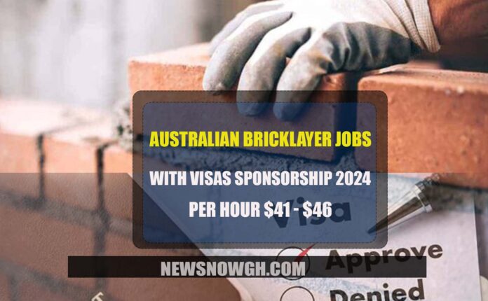 Australian Bricklayer Sponsorship Jobs