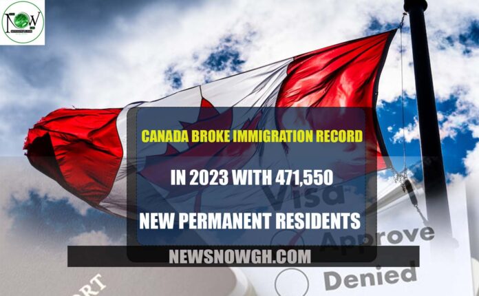 Canada Immigration Record