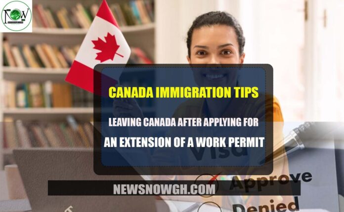 Extension of a work permit