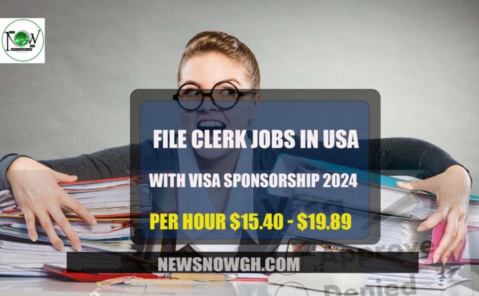 File Clerk Jobs in USA