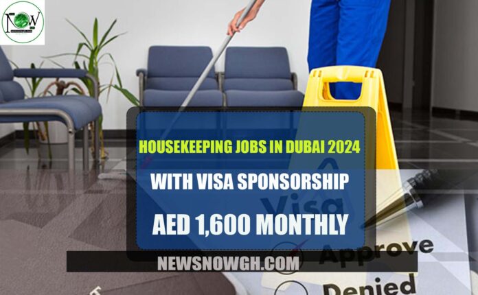 Housekeeping Jobs in Dubai