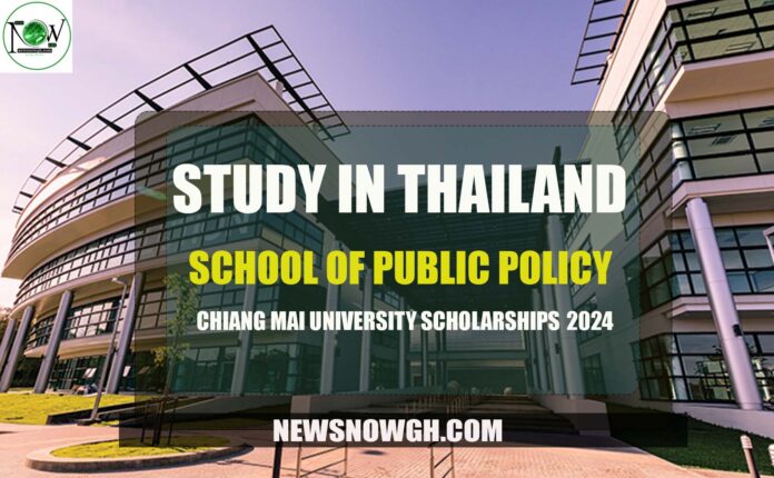 School Of Public Policy Chiang Mai University Scholarships