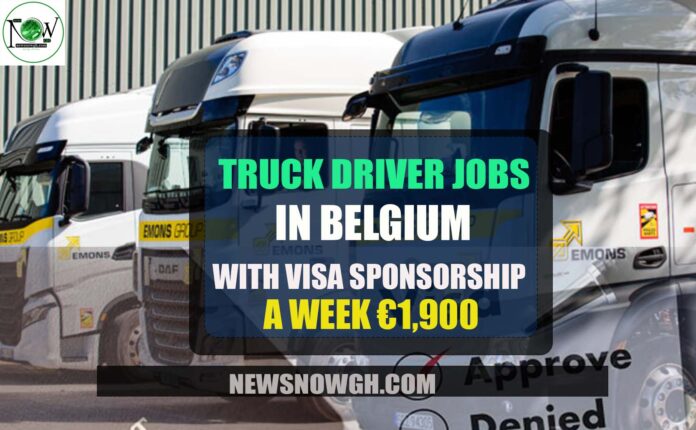 Truck Driver Jobs in Belgium