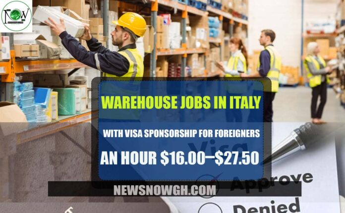 Warehouse Jobs in Italy