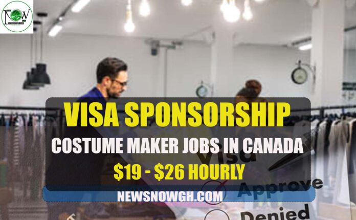 Costume Maker Jobs in Canada