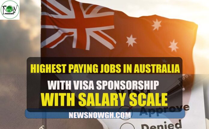 Highest Paying Jobs in Australia