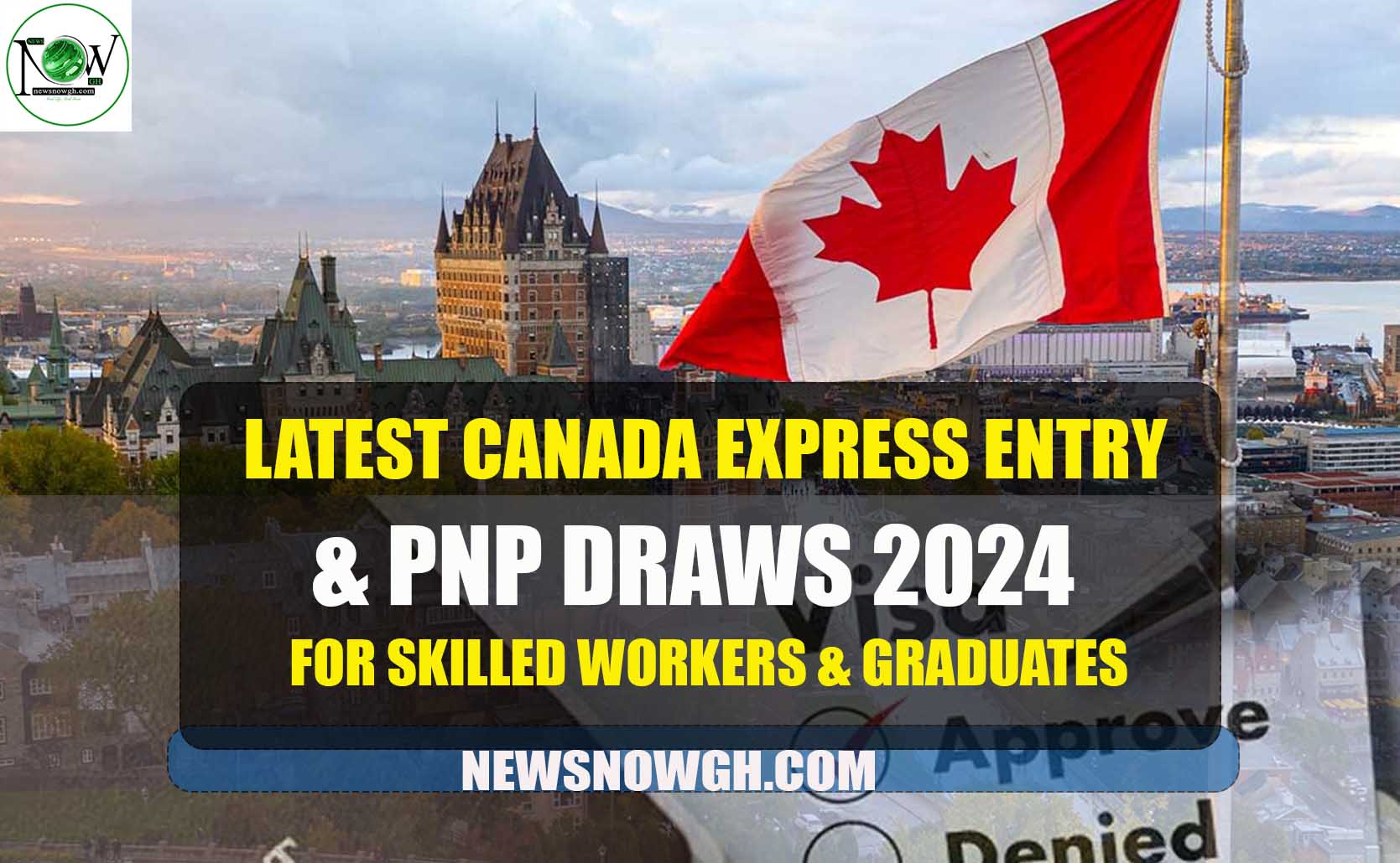 Latest Canada Express Entry & PNP Draws 2024 For Skilled Workers & Graduates