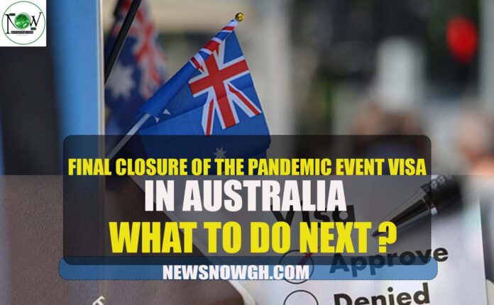 Pandemic Event Visa in Australia