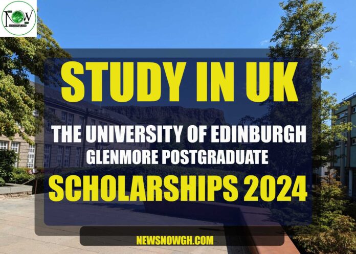 The University Of Edinburgh Glenmore Postgraduate Scholarship