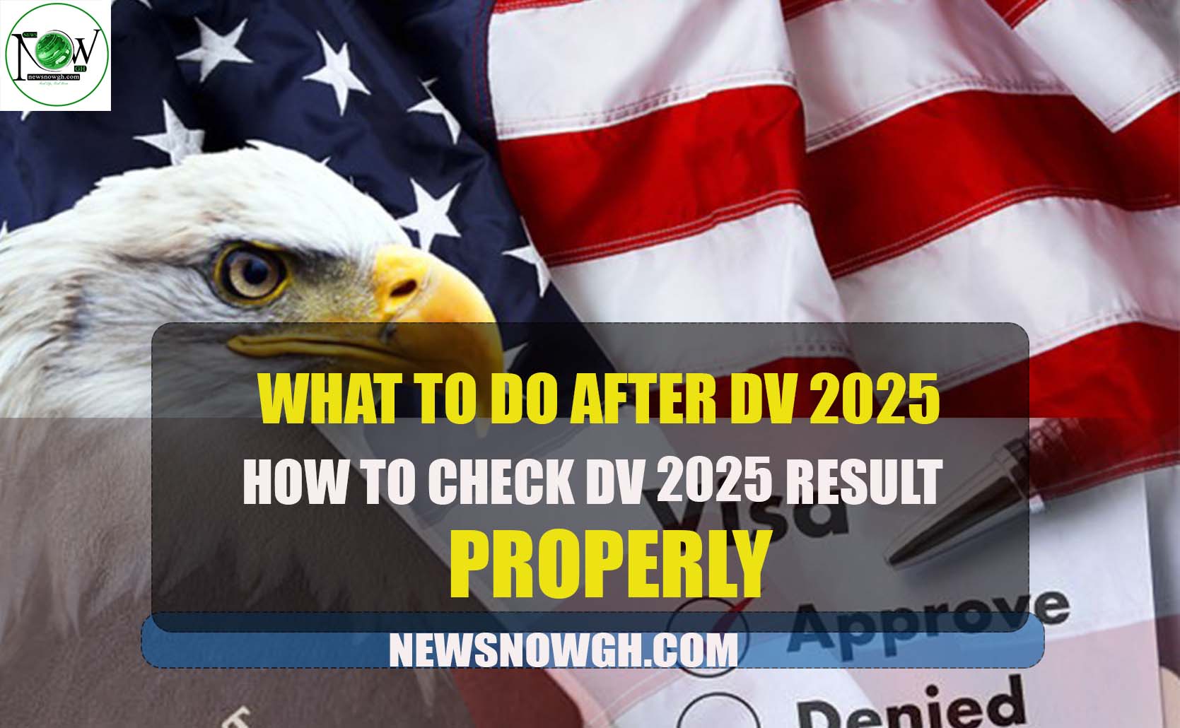How to Check DV 2025 Result Properly | What to Do after DV 2025 | DS 260 Form