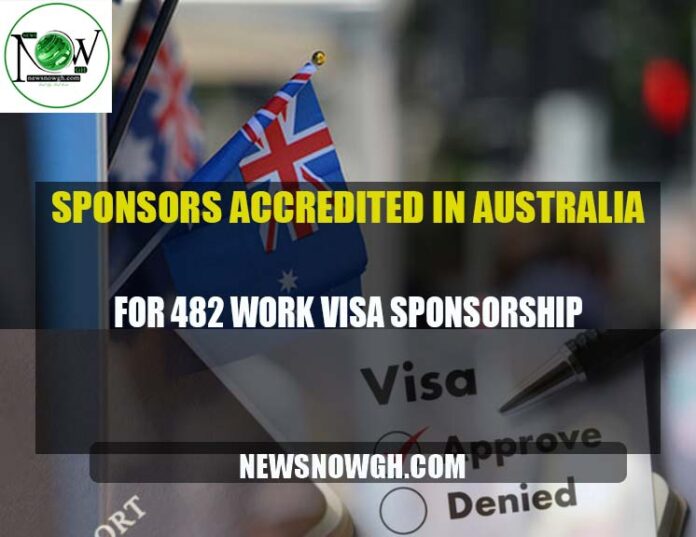 Sponsors Accredited in Australia