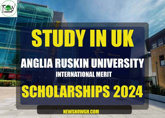 Anglia Ruskin University International merit scholarship