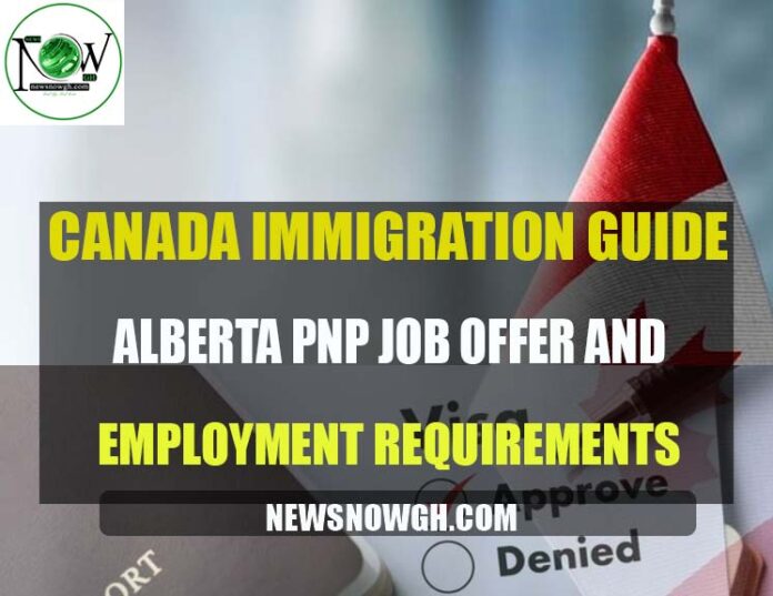 Alberta PNP Job Offer