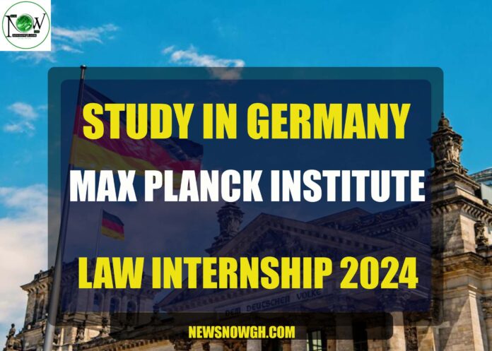 Max Planck Institute Law Internship