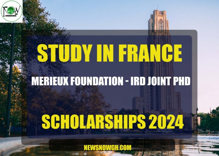 Merieux Foundation - IRD Joint PhD Scholarship