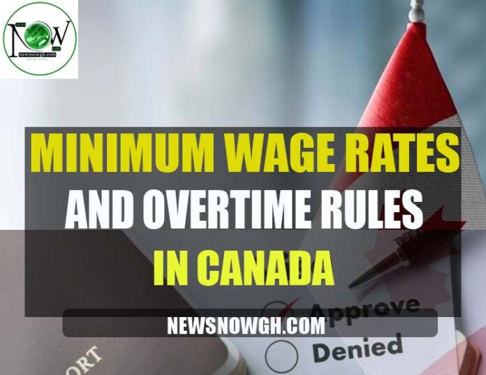 Minimum wage rules in Canada