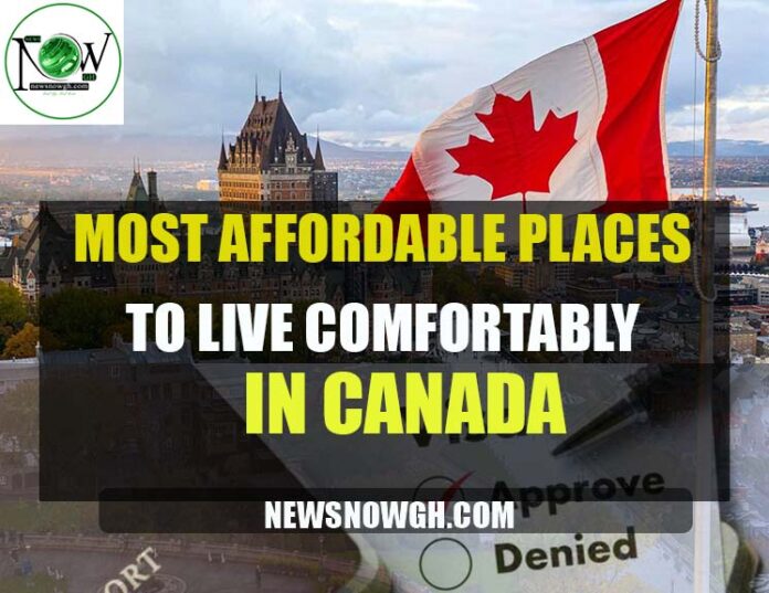 Affordable places in Canada