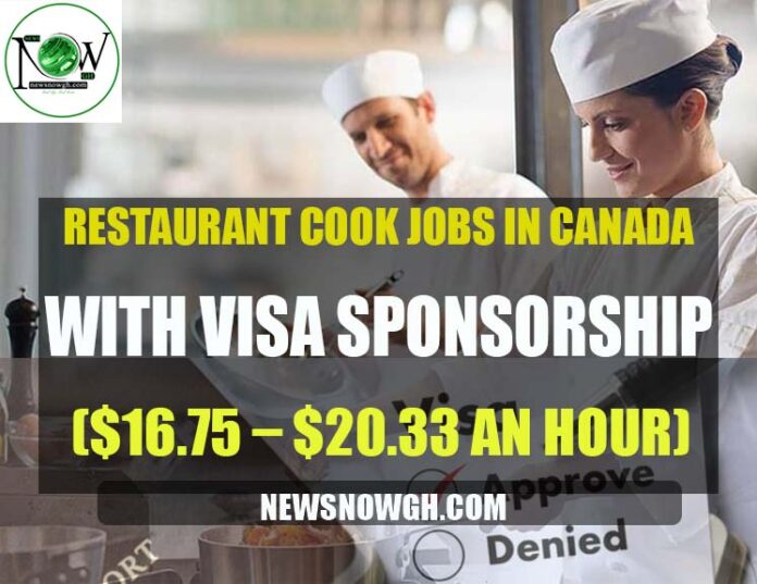 Restaurant Cook Jobs in Canada Restaurant Cook Jobs in Canada