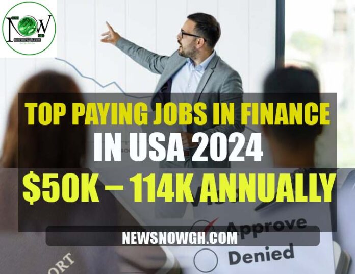 Top Paying Jobs in Finance in USA