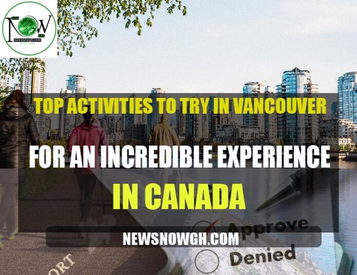 Top activities in Vancouver