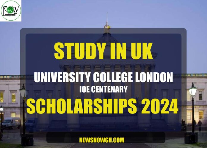 University College London IOE Centenary Scholarships