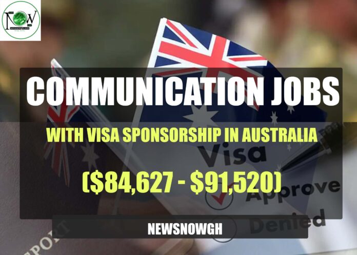 Communication Jobs with Visa Sponsorship in Australia