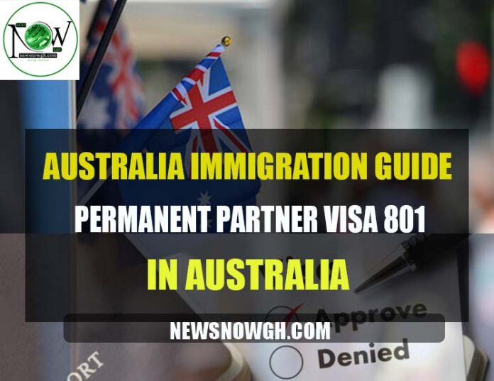 Permanent Partner Visa 801 in Australia