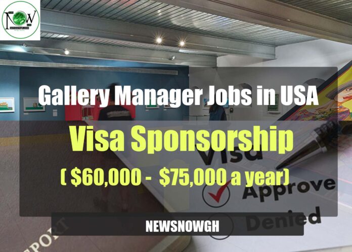 Gallery Manager Jobs in USA